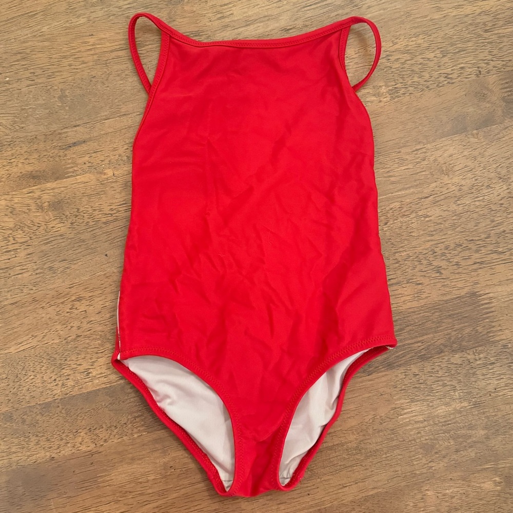 Burberry girl 4t Red Swimsuit